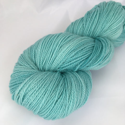 skein of aquamarine yarn